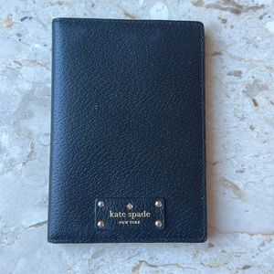 Kate Spade Black Passport Wallet